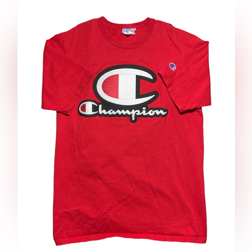 Red champion T-shirt logo **LIKE NEW**
